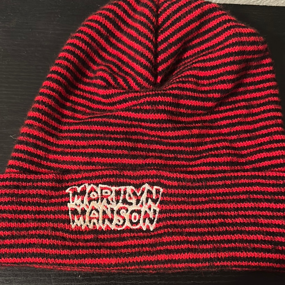 Vintage Marilyn Manson Anti-Christ Superstar “Shock” Beanie